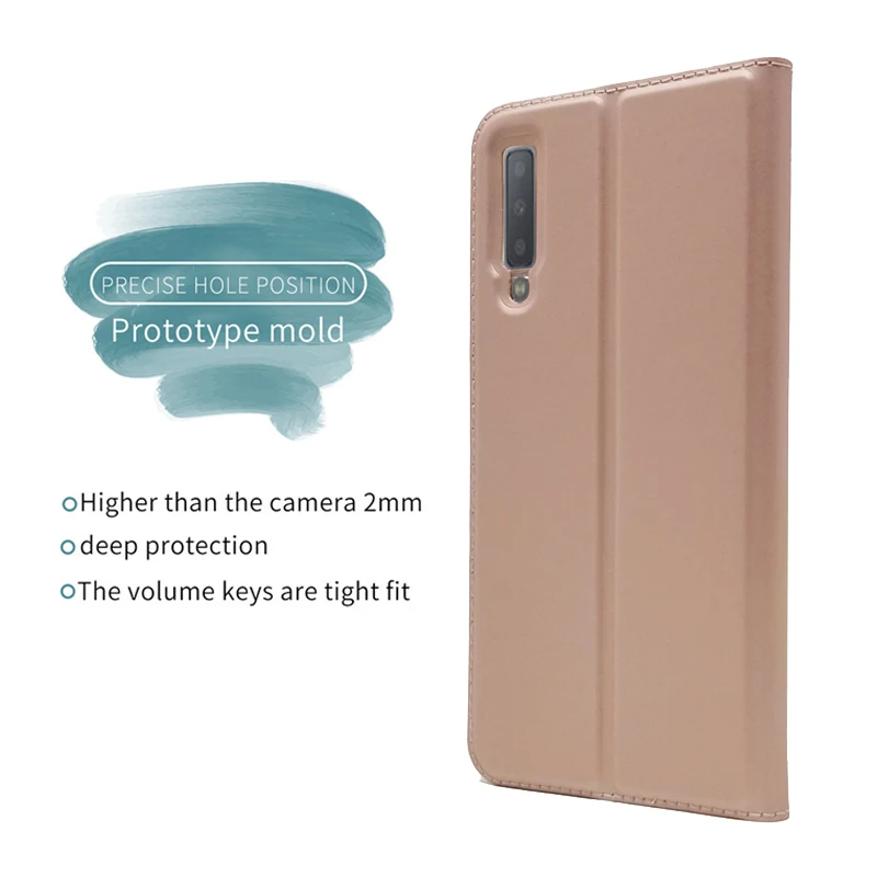 ZROTEVE чехол для Samsung A5 A7 A9 2018 складной Бумажник кожаный Galaxy Чехол Флип