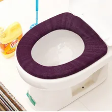 Теплое сиденье на унитаз покрытие для ванной продукты напольный унитаз подушки колодки лайкра использование в o-образном сливе Удобный Туалет 5ZCF274