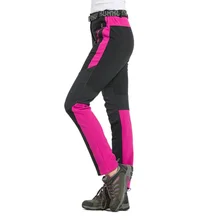 Уличные унисекс походные теплые лыжные брюки с флисовой подкладкой ветрозащитные водонепроницаемые брюки зимние мягкие оболочки теплый флис для походов зимние штаны