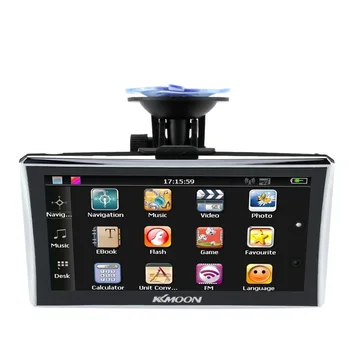 

Universal 7" HD Touch Screen GPS Navigator 128MB RAM 4GB ROM FM MP3 Video Play Bluetooth Car Entertainment System with Backet