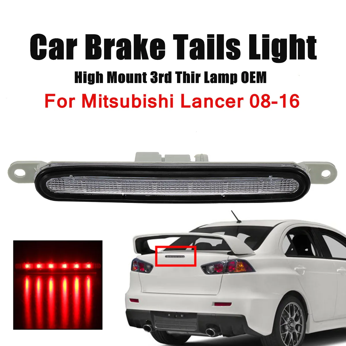 Buy Car Brake Tails Light High Mount 3rd Thir Lamp for