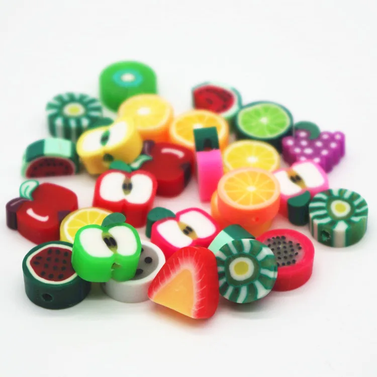 Бусины из полимерной глины 10 мм разные цвета|bead assortment|beads charmsclay beads |