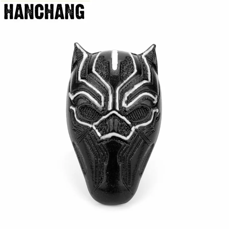 Best Black Panther Mask Adjustable Ring Wakanda King T #039;challa Cosplay Finger Ring Men Jewelry Accessories