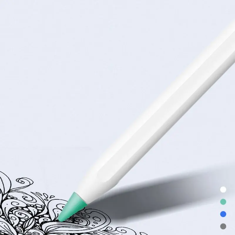 4 шт./компл. немой силиконовый сменный наконечник чехол колпачок для наконечника кожи для Apple Pencil 1-й 2-й стилус ручка для тачскрина аксессуары