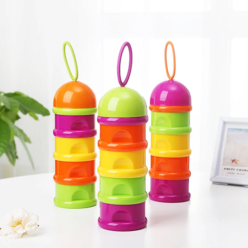 

Baby Food Storage Portable Milk Box Snack Container Portable Infant Baby Milk Powder Storage Boxes Dispenser Case Container