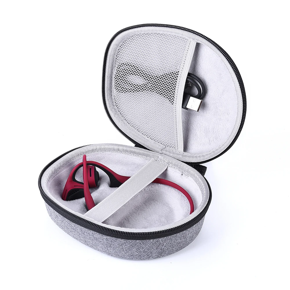 

2018 New Hard Travel Box Cover Pouch Bag Case for AfterShokz Trekz Titanium/Mini/Air Bone Conduction Headphones
