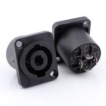 

Speakers Connector Plug Socket Four Pin,Stereo Plug Transposon Small Square Pedestal