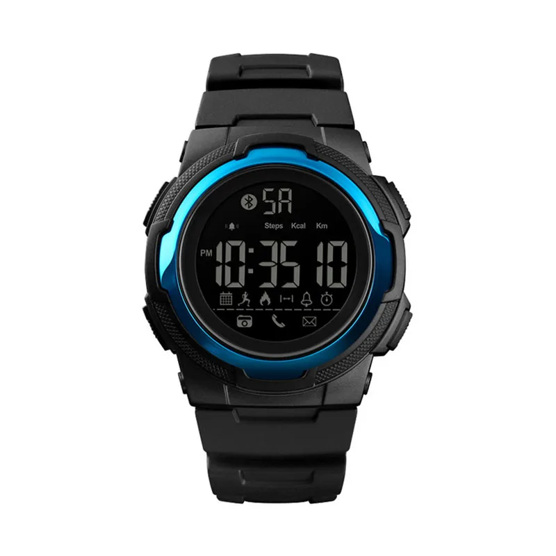 

SKMEI Men's Bluetooth Multifunction Smart Watch Call Reminder Sports Digital Stopwatch Waterproof Watch 1440