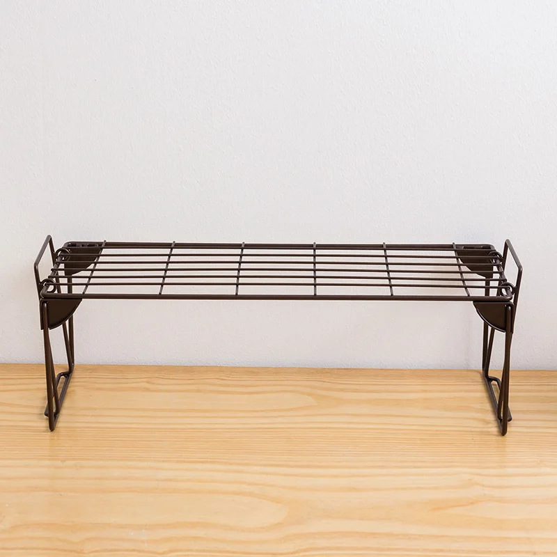 ORZ المطبخ تخزين منظم طوي رف تخزين للحمام تكويم رف توابل المعادن المطبخ مجلس الوزراء مكتب منظم مكتب