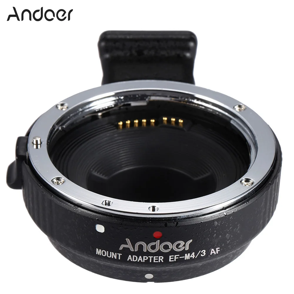 

Andoer EF-MFT Auto Focus Electronic Lens Mount Adapter Ring for Canon EOS EF/EF-S Lens to M4/3 Camera