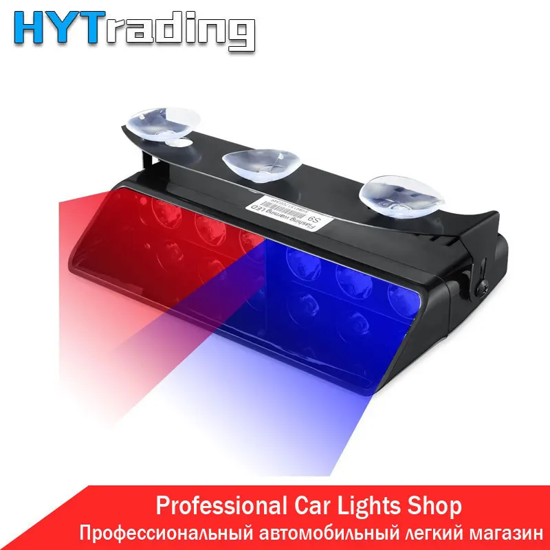 

6LED for Car Police Flash Lights Blue/Red Emergency Flash Lights Warning Lamp Day Lights LED Light Blue/Amber Car Accessories