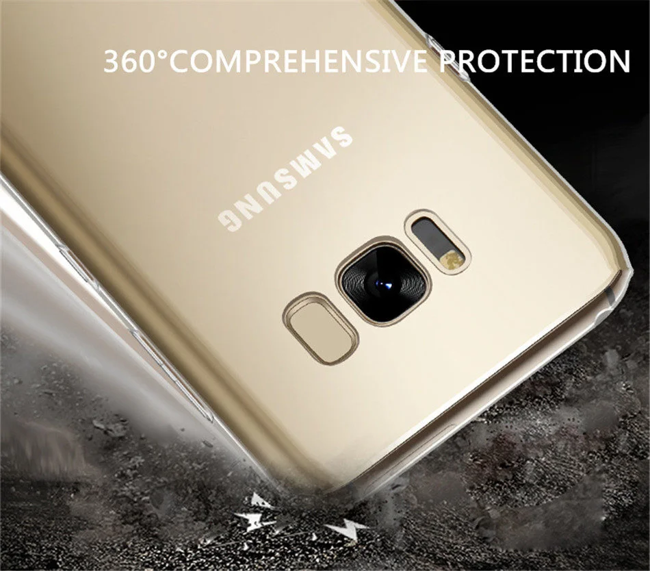 VTR Soft Ultra Thin Clear case For Samsung Galaxy S8 S8 plus S7 edge Transparent TPU cover Case For A3 A5 A7 2016 A3 A5 A7 20174