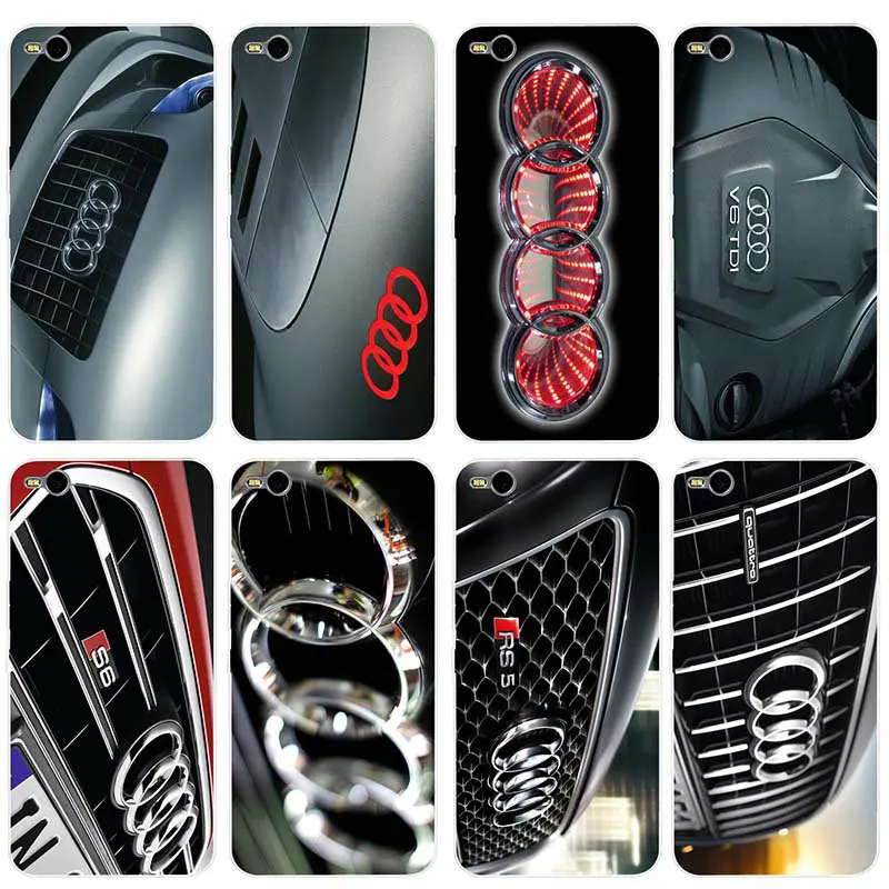 

For HTC U11 Desire 530 630 626 628 816 820 One A9 E9 M7 M8 M9 M10 Plus Shell Soft TPU Silicon Phone Cases Hot Audi Car Logo