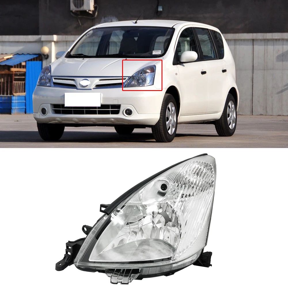 

CAPQX For Nissan Livina 2005-2012 Auto Front Head Light Headlamp Headlight Head Lamp Assembly