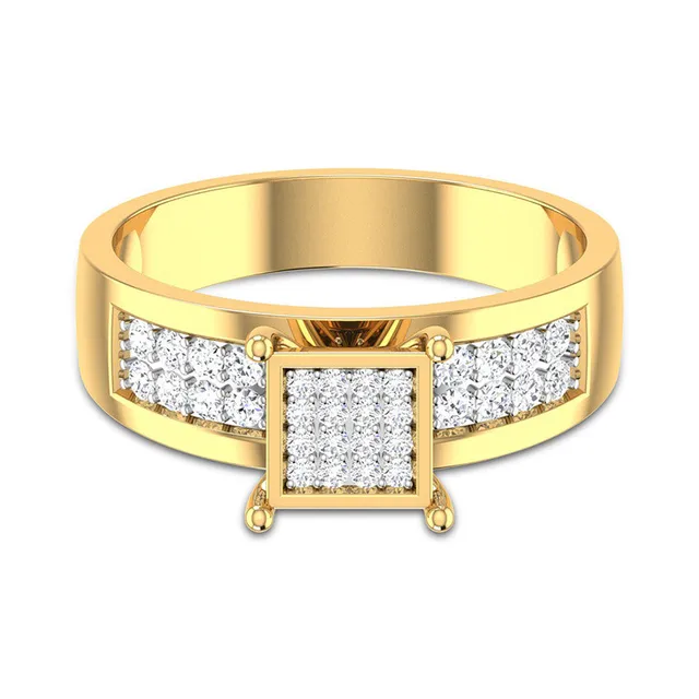 Modyle 2018 New Design Gold Color Round Rings for Women Engagement Wedding Clear AAA Zircon Jewelry Bague Bijoux Size 6 7 8 9 10
