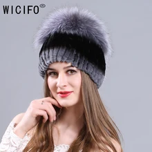 Меховая зимняя женская шапка из натурального меха кролика Рекс, лисы, шапки из меха кролика Рекс, женские зимние теплые головные уборы, женские меховые шапки