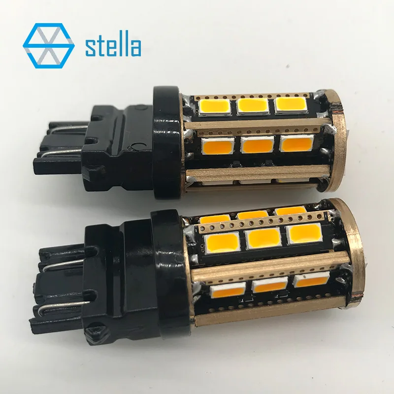 

2pcs T25/3157 P27/7W auto LED Bulb Amber/Red/White for LED Brake Lights/Indicators/stop light... superbright lifetime warranty