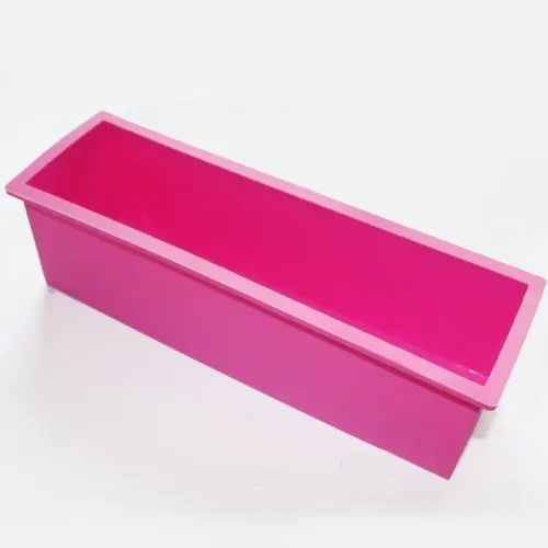 

Flexible Rectangular Soap DIY Moulds Silicone Mold Candle Making for Homemade Soap Crafts