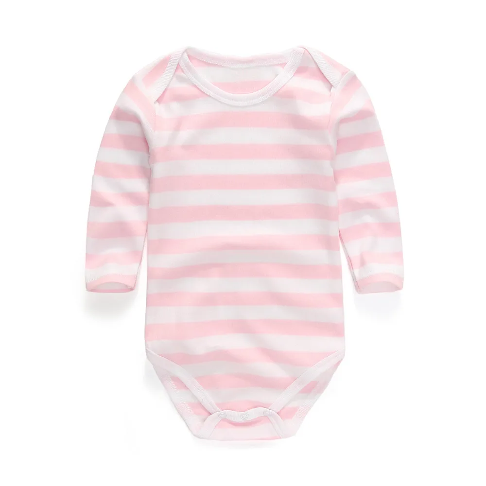 High Quality Stripe Round Collar Long Sleeves Bodysuit Baby Cheap Unisex Newborn Clothesin High Quality Stripe Round Collar Long Sleeves Bodysuit Baby Cheap Unisex Newborn Clothesin