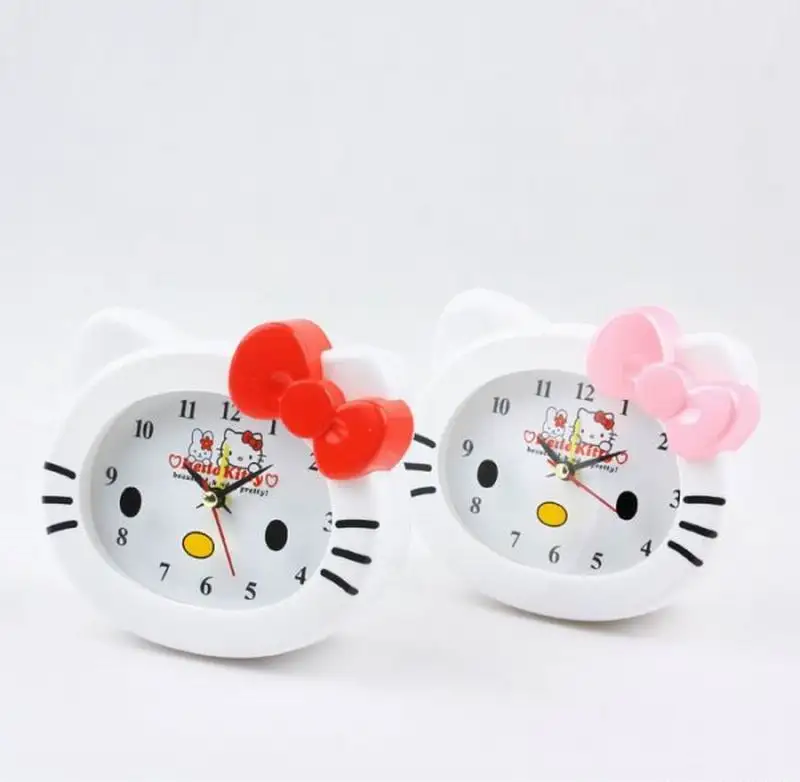  Kawaii Hello Kitty Alarm Clock Table Desk Clocks Birthday Gift For Kid