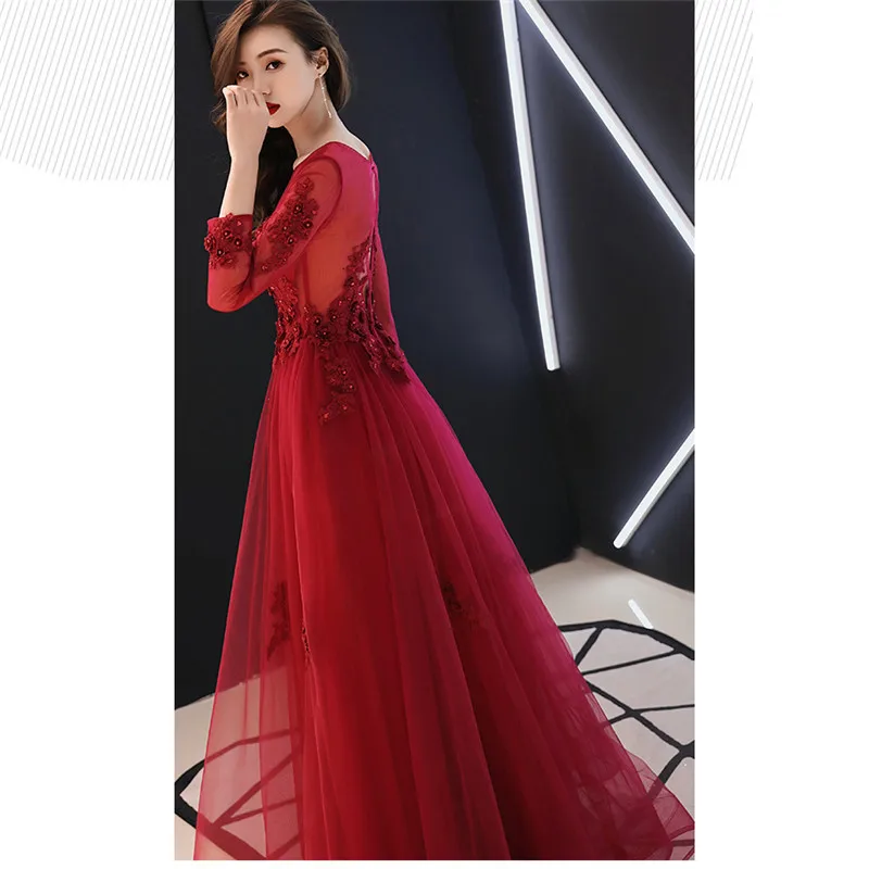 Это YiiYa Выпускные платья размера плюс, вышитый цветок, Beeding BacklessTulle, длинное платье для женщин, вечерние платья для вечеринок, Vestidos de Gala E516