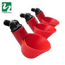 Bebedor automático de codornas, tigela água de galinha com mamilos amarelos, fazenda, aves, sistema de água potável