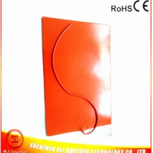 500*700*1,5 мм 3d принтер с подогревом кровать силиконовый резиновый нагреватель 220 В 1400 Вт клейкий 1 сторона 4 мм отверстие в центре 1000 мм свинцовый провод