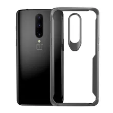 For Oneplus 7 Case Oneplus 7 Pro Cases Soft Silicone Frame + Transparency Acrylic Hard Back Cover For Oneplus7 Clear Capa