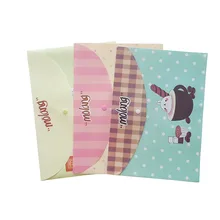 24 шт./партия, Новое поступление, Модный милый картофельный кролик, серия, сумка для файлов, ПВХ, водонепроницаемый Filebag. DIY школьные принадлежности