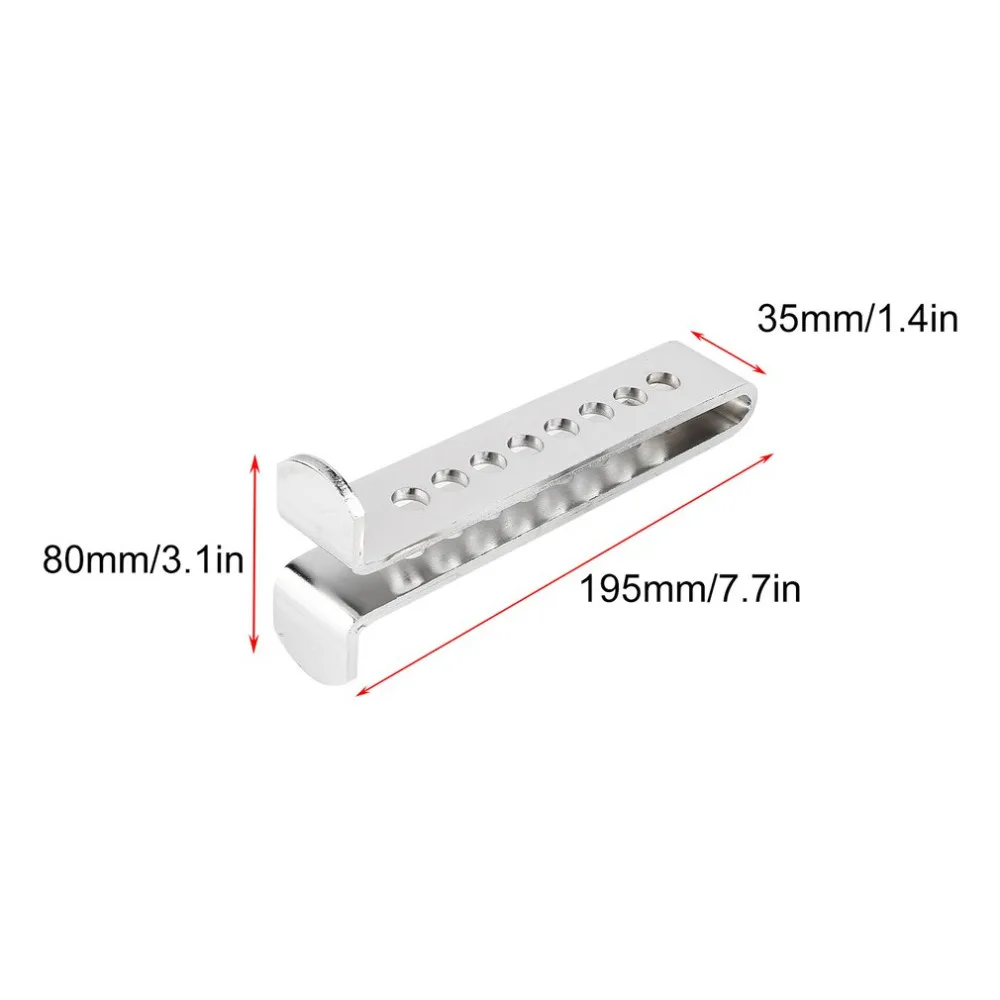 Профессиональный авто тормоз сцепления Педаль замок нержавеющая сталь 8 отверстий противоугонное устройство сильная Безопасность серебро Горячая