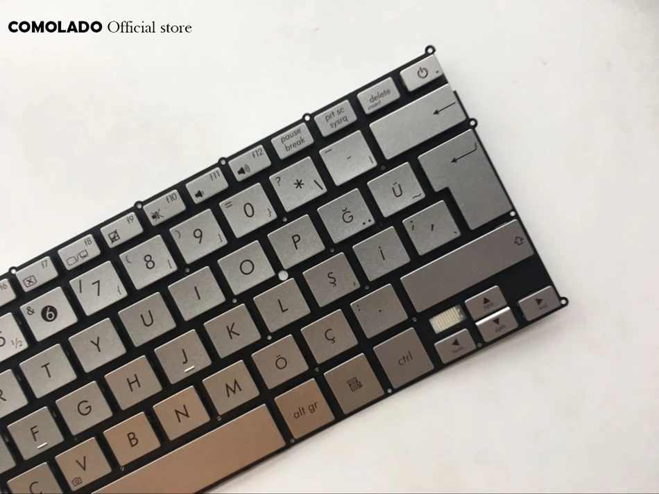 TR Turkish keyboard For ASUS Zenbook UX21 UX21E TR Series Silver without frame Laptop Keyboard TR Layout (2)
