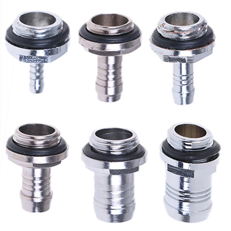 1pc G1/4" Thread Brass Hose Connector for PC Water Cooling System 4/6/7.2/9/11/14mm