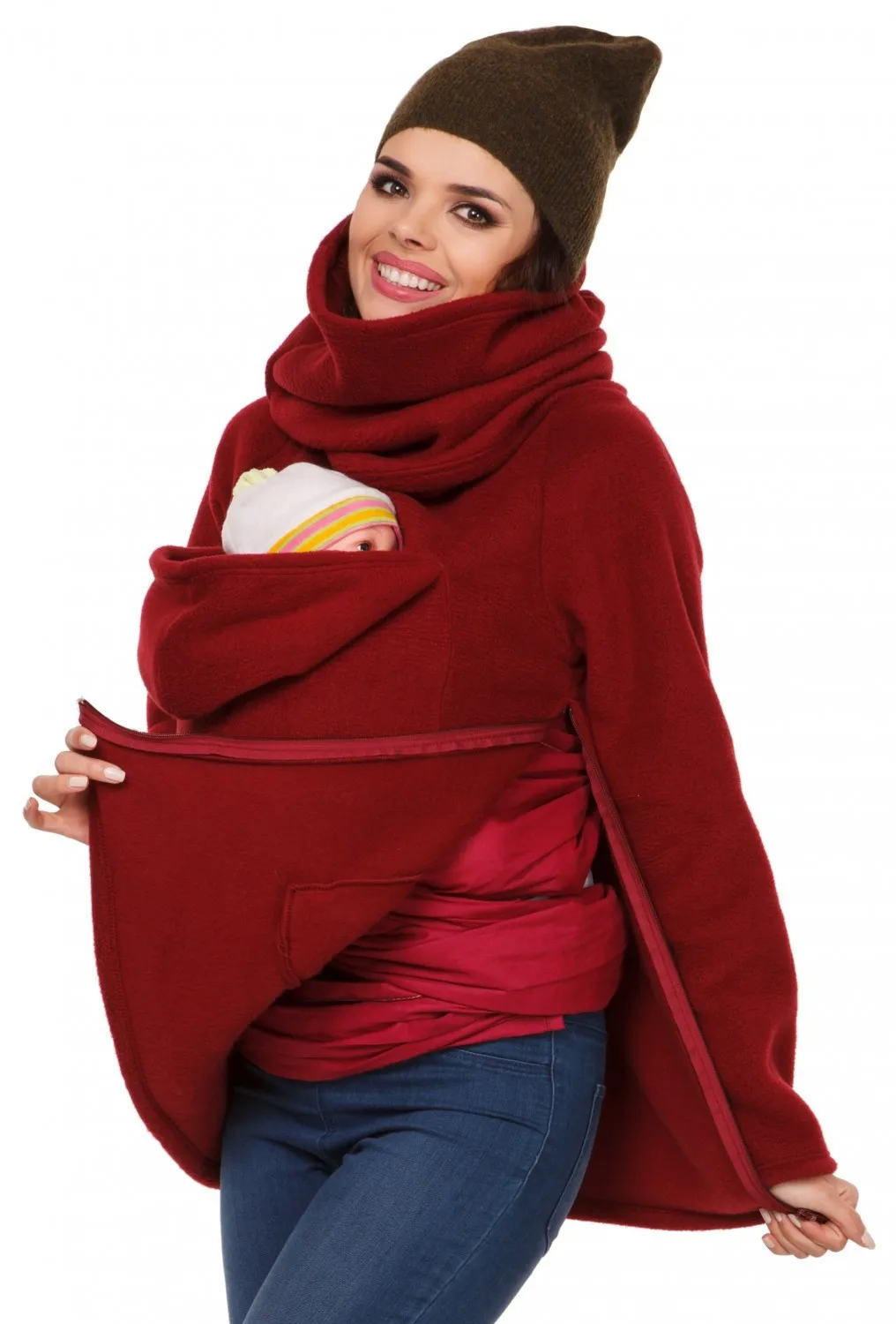 Одежда для беременных, свитер, кенгуру, многофункциональная одежда для мам, пуловер для беременных, большой размер, осенняя плотная женская одежда
