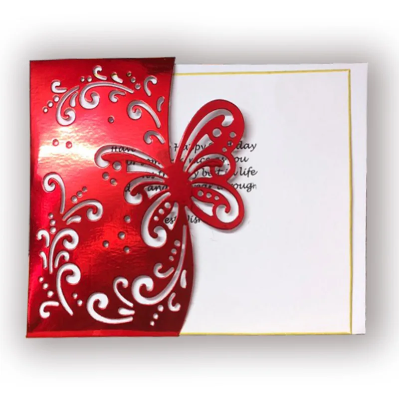 

DIY Craft Butterfly Envelope greeting card Metal Cutting Dies Stencil Card Scrapbooking Album Book Embossing 10.8*13.8CM