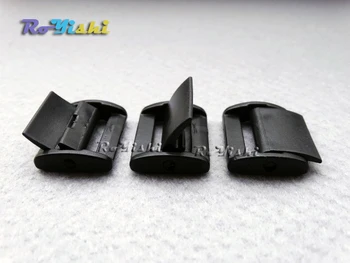 

100pcs 3/4"(20mm)Plastic Press Belt Adjust Buckles Toggle Clip Backpack Straps Webbing Black