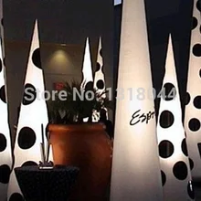 Украшение для вечерние красочные светодиодные надувные конусы