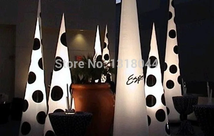 

Party decoration colorful led inflatable cones