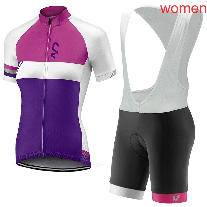 2019 conjuntos de Jersey de ciclismo profesional de verano para mujer, equipos de ciclismo transpirables, Kits de ropa para deportes al aire libre, ropa de bicicleta MTB L1402