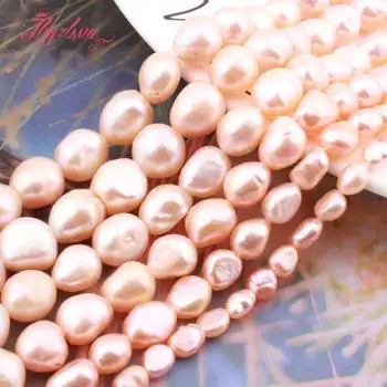 

5-7/8-9/9-10mm Freshwater Pearl Pink Potato Natural Stone Beads Loose For DIY Necklace Bracelet Jewelry Making Spacer Strand 15"