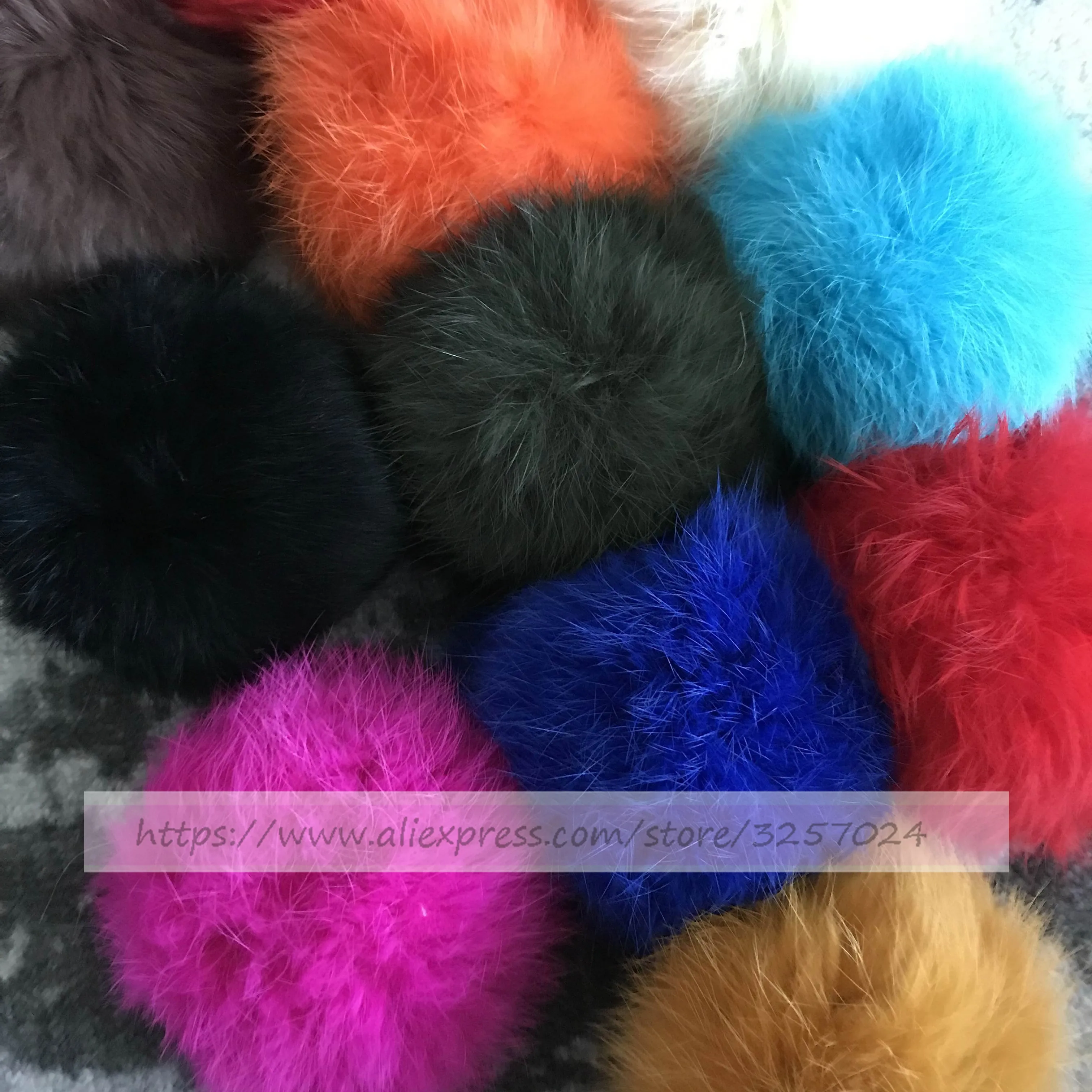Magicfur 12 шт./лот помпон из натурального кроличьего меха мяч кошка DIY брелок шляпа