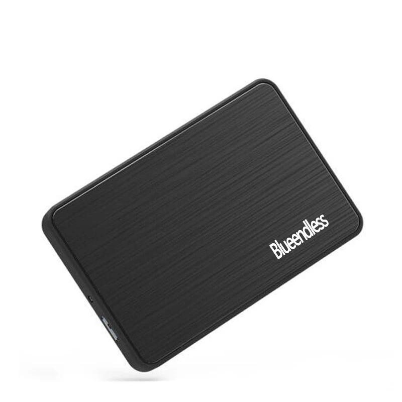 2015 new design Hdd case Plastic black white blue micro mini USB 3 0 to 2 3