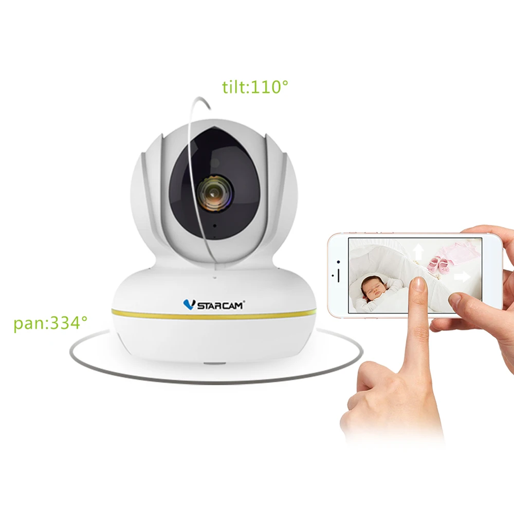 VStarcam C22S ip-камера WiFi 1080P видео наблюдение за ребенком монитор безопасная беспроводная камера с двухсторонним аудио ночного видения EYE4 приложение