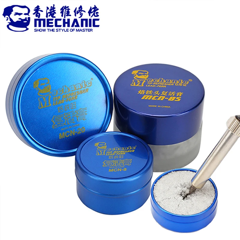 

MECHANIC Soldering Tip Refresher Clean Paste for Oxide Solder Iron Tip Welding Sting Resurrection Cream BGA Repair Tools