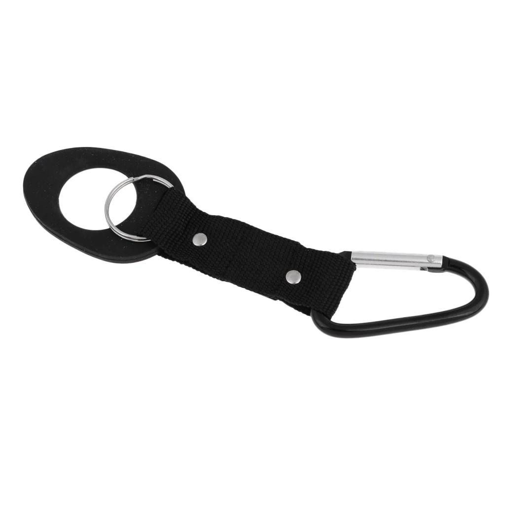 Climbing Water Bottle Holder Hooks Belt Molle Hanging Strap Webbing Buckle Clip Universal Size Outdoor Nylon Webbing Buckle