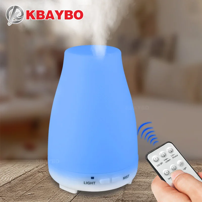 

KBAYBO 200ml Aroma Essential Oil Diffuser ultrasonic air Humidifier aromatherapy Cool Mist maker fogger for Home Office and Baby