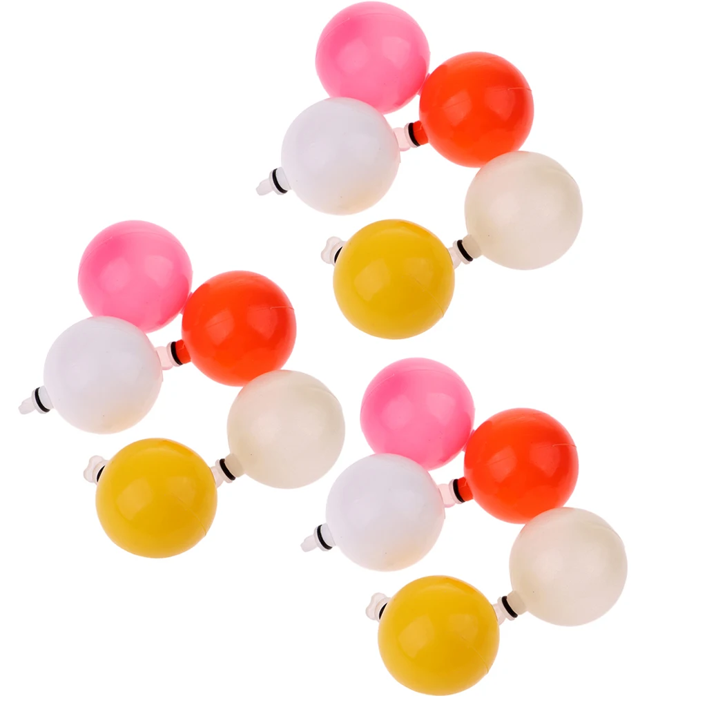 15pcs Strike Indicator Fly Fishing Bobbers Sea Fishing Floats Multicolor Air Lock Strike Indicator Fly Fishing Bobbers