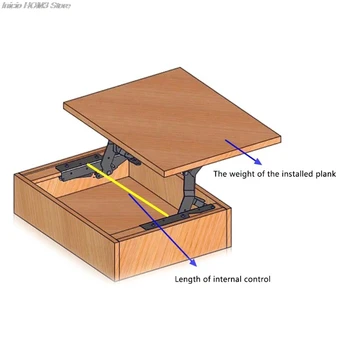 

Air Rod Buffer Folding Coffee Table Countertop Lifting Creative Storage Coffee Table Hardware Accessories Coffee Table Computer