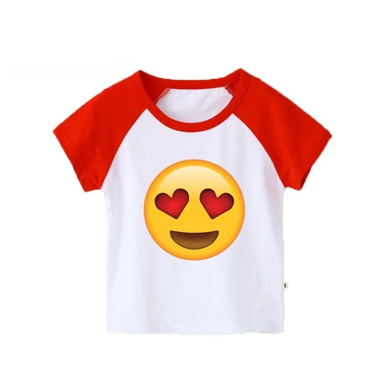 

2-12T Kids Summer Short Sleeve Boys T shirt Bing 3D Emoji Cartoon Print Children's T-shirt Cute Funny Baby Clothes 082