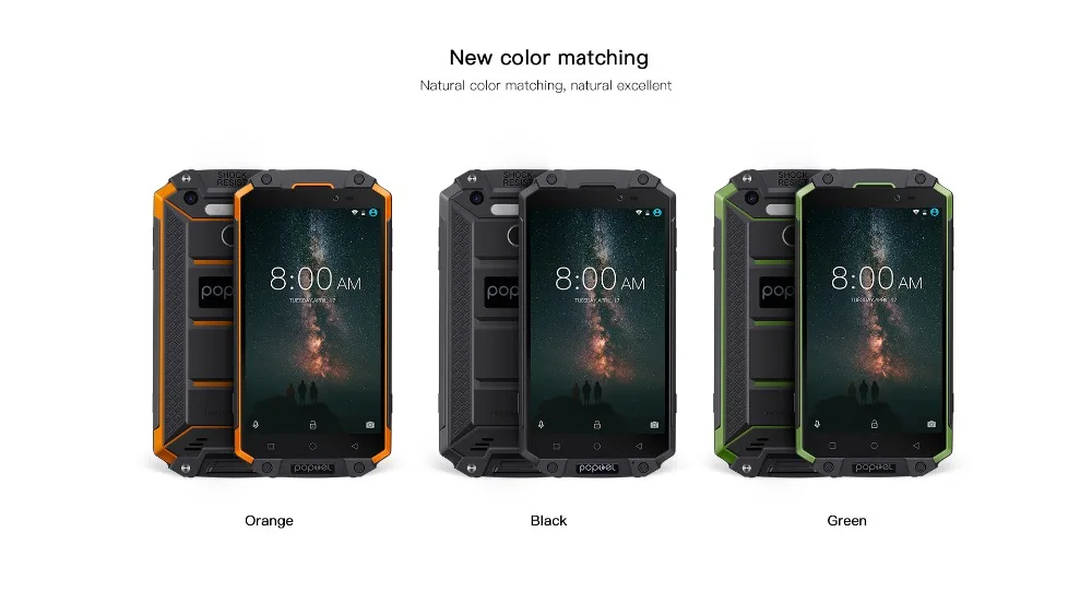 Best POPTEL P9000 MAX Mobile Phone MTK6750 Octa Core RAM 4GB ROM 64GB Android 7.0 IP68 Waterproof 5.5" 13.0MP 9000mAh 4G Smartphone 18