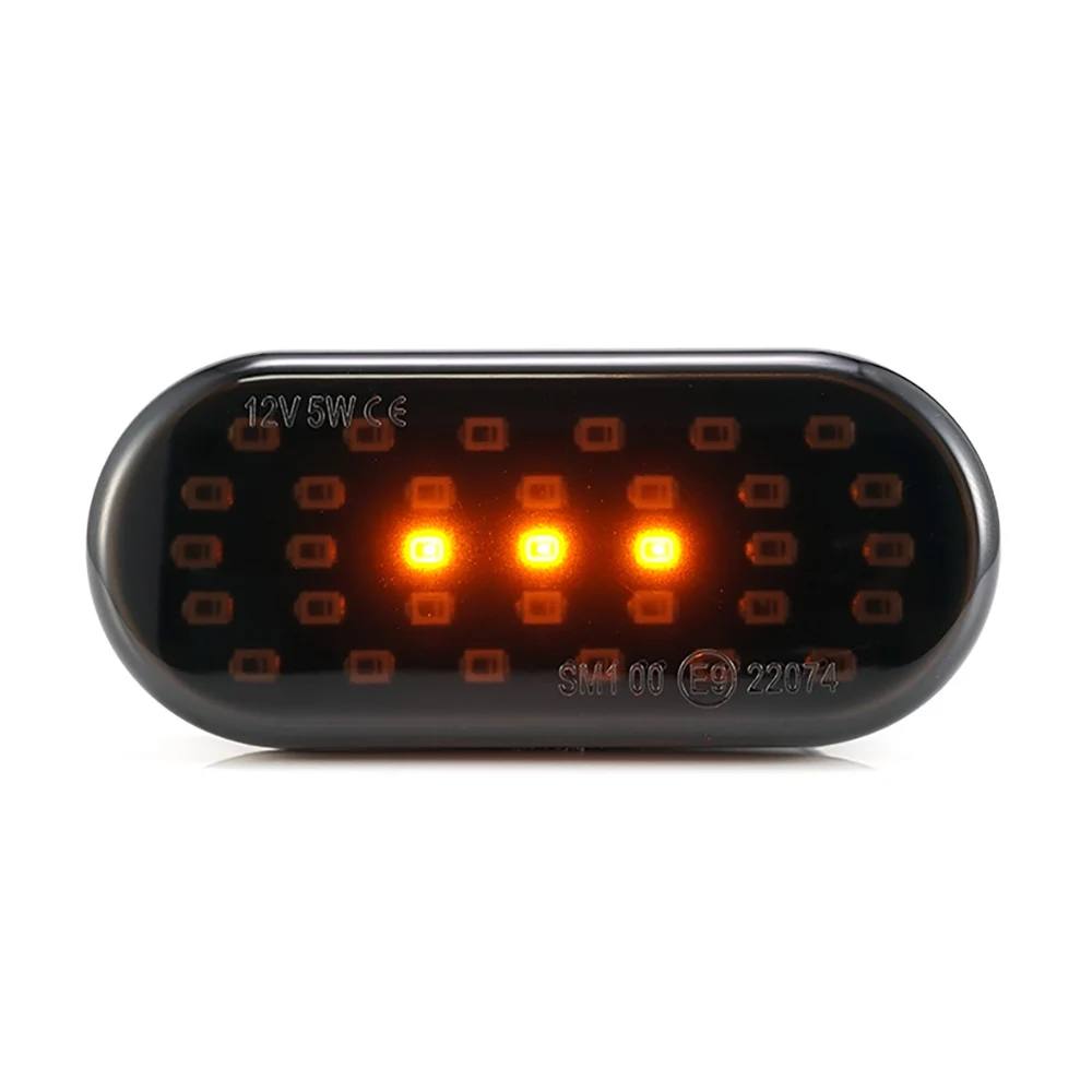 2 шт. для VW Golf 3 4 Passat Polo Ford Focus SEAT Leon Ibiza Skoda Octavia Led динамический боковой маркер указатель поворота фара крыла